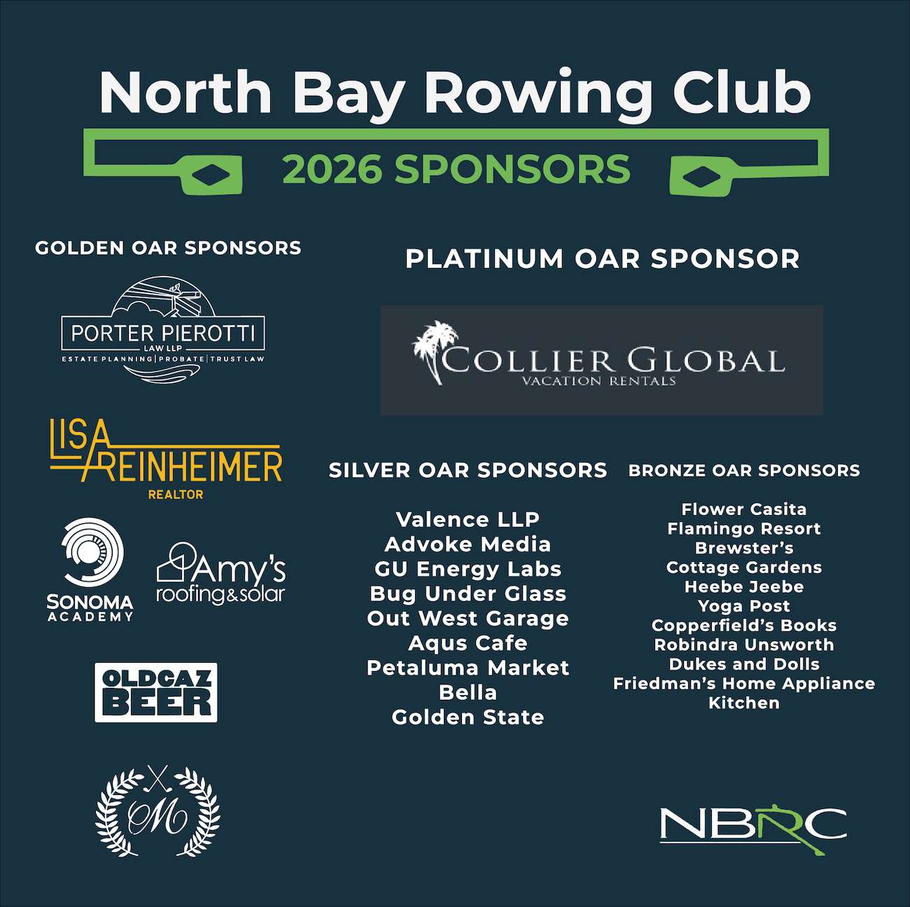 tshirt design for rowing event sponsors