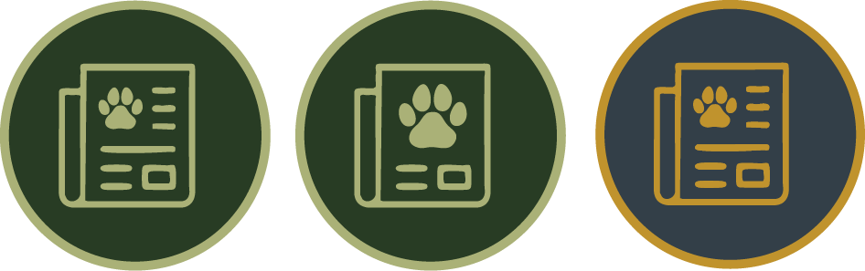 Sonoma Academy Paw Print Logos