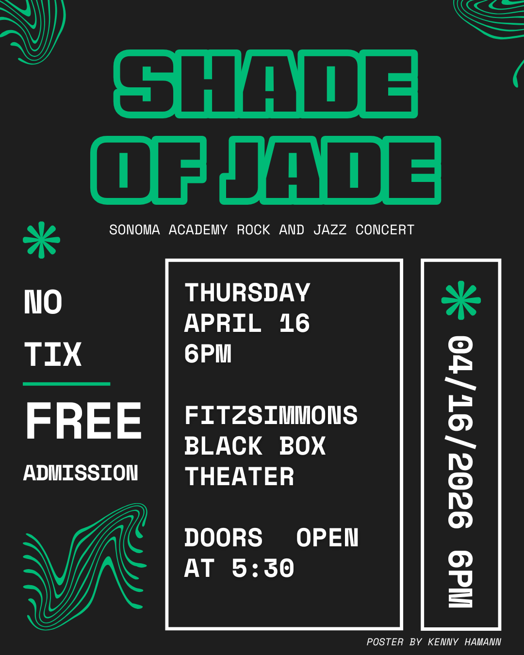 Sonoma Academy Shade of Jade Poster